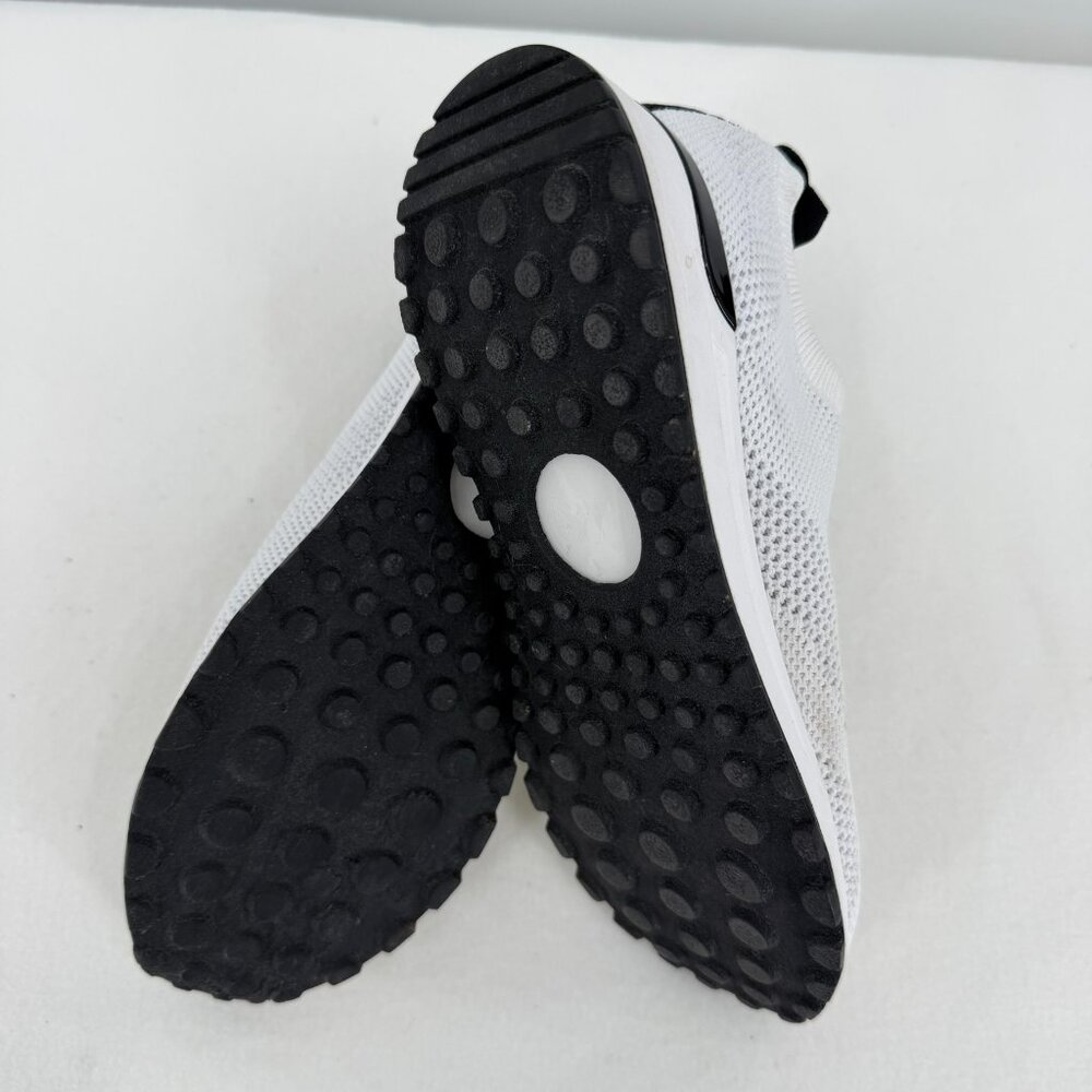 Michael Michael Kors Bodie Logo Tape Mesh Slip-On Trainers - White/Black - 7.5M - Picture 8 of 11